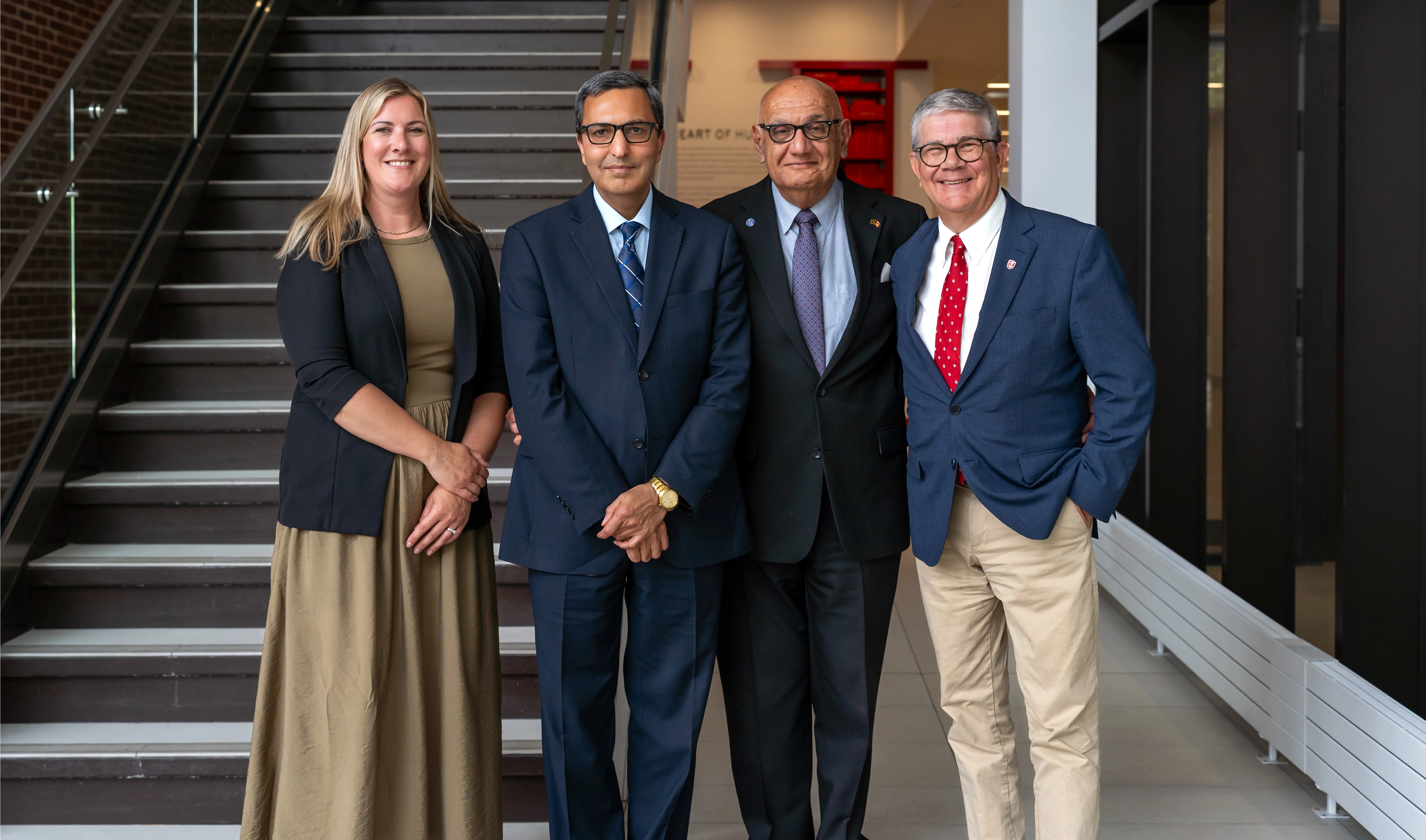 Aga Khan Schools leadership team with members of Huron University