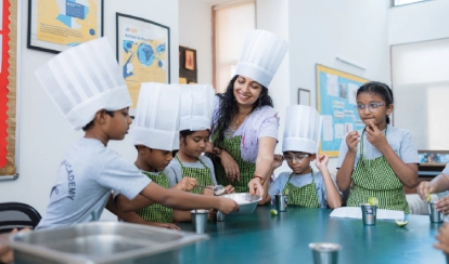 Teachers at the Academy encourage creativity and provide a space for students to create and explore.