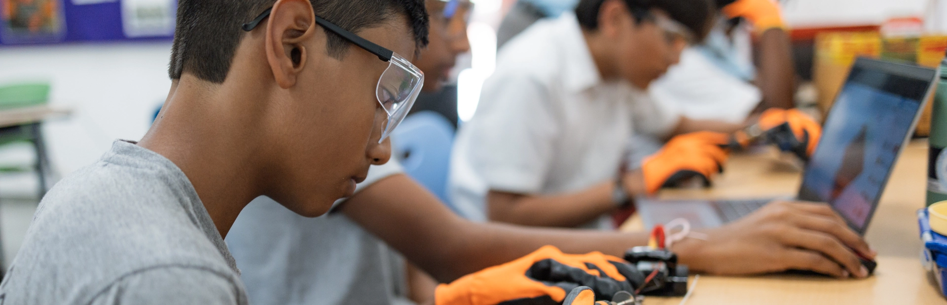 In the Robotics Club, students design cutting-edge prototypes that reflect the growing influence of machine learning and robotics in shaping the future.