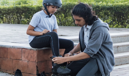 Mastering skateboarding comes through teamwork, shared learning and mutual support.